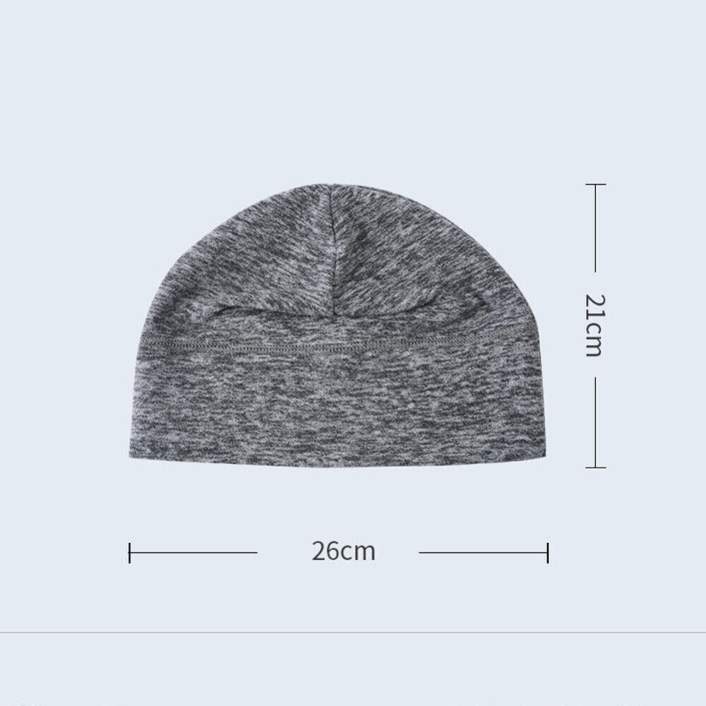 2 Pack Winter Knit Hats Running Cycling Helmet Liner Beanies Hats for Men Women