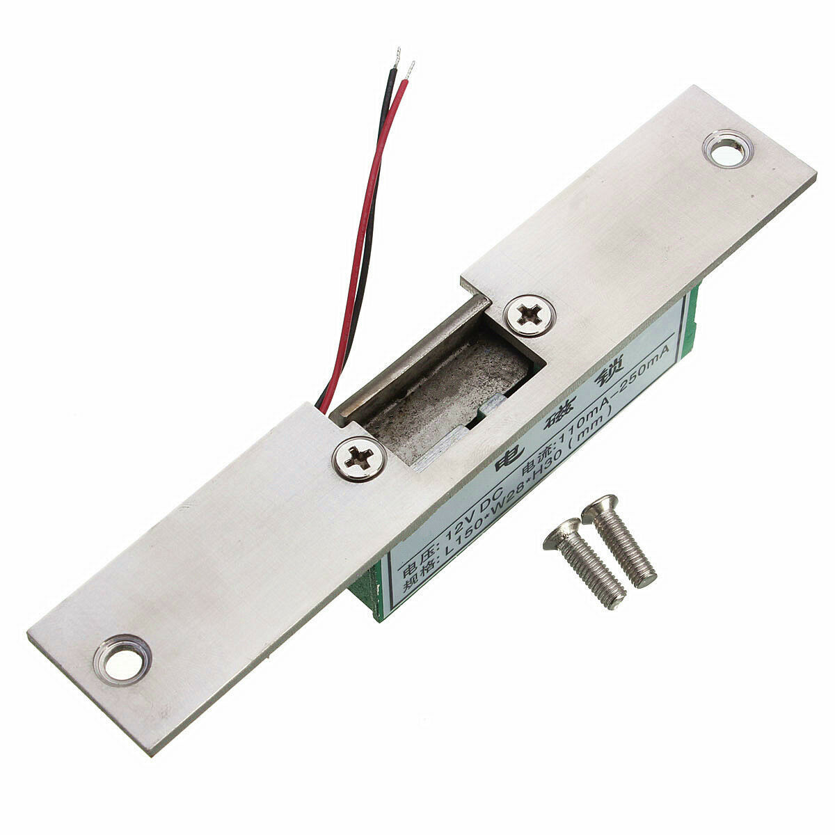 Fail Safe Security NO Narrow-type Door Electric Strike Lock Access Control DC12V