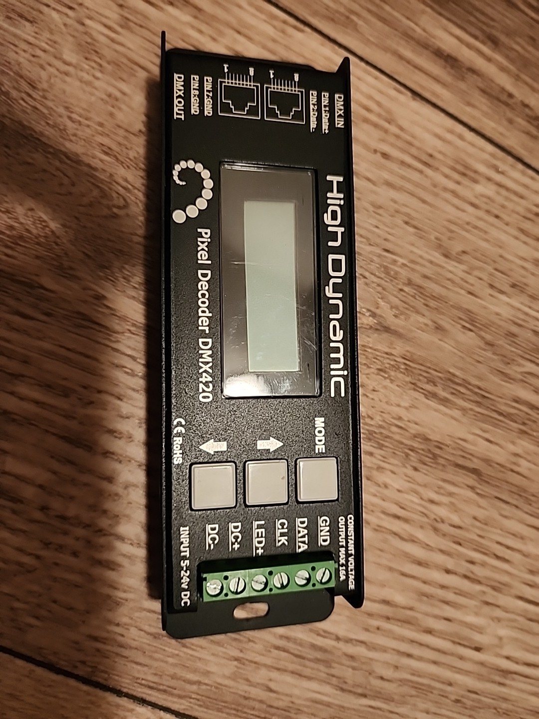 High Dynamic Pixel Decoder DMX420 - DMX 512 to SPI Converter for LED Strip