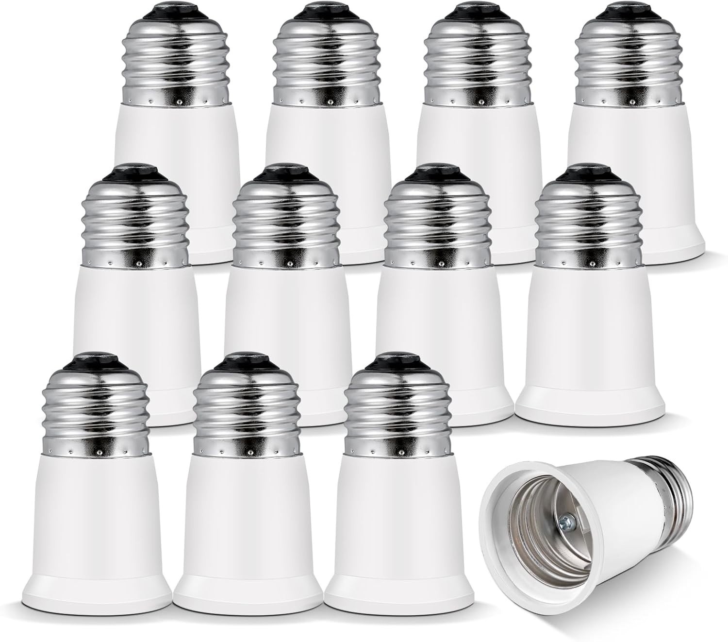 Light Socket Extender,E26 to E26 Medium Screw Bulb Socket Extension