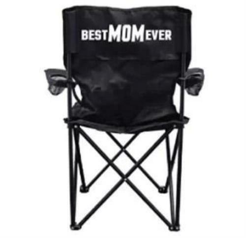 Best Mom Ever Folding Camping Chair with Carry Bag