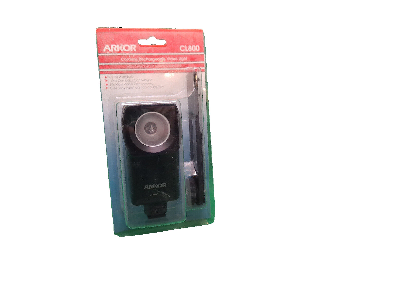 Arkor CL800 cordless rechargeable video light NOS sealed vintage 1991 camera