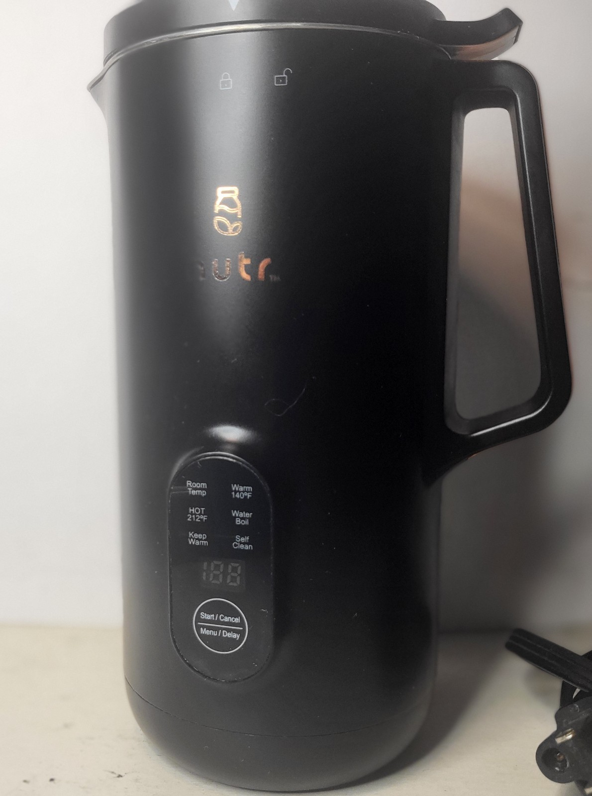 Nutr Machine - Automatic Nut Milk Maker | Black