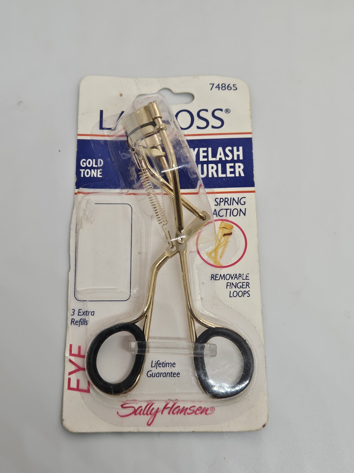 LA CROSS by Sally Hansen Gold Tone EyeLash Curler 74865 NO Refills (READ DESCPT)