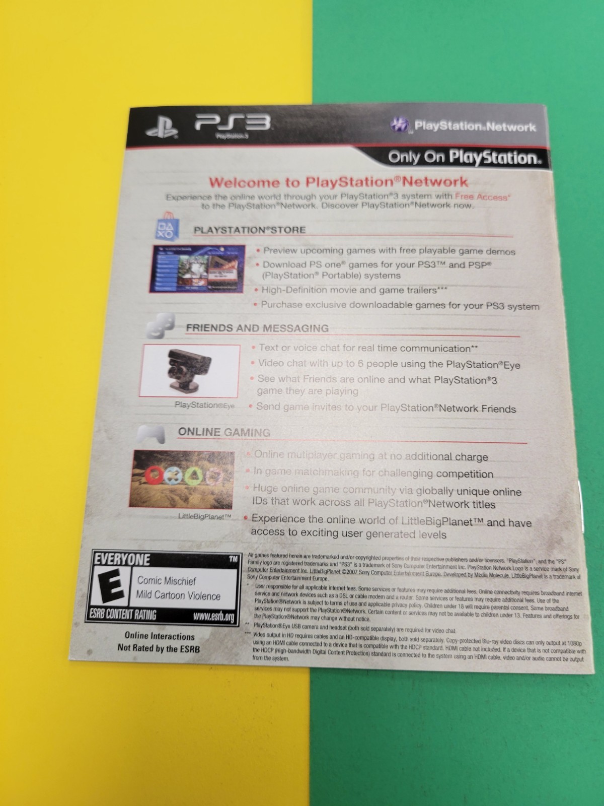 Heavy Rain (Sony PlayStation 3, 2010) Manual Only