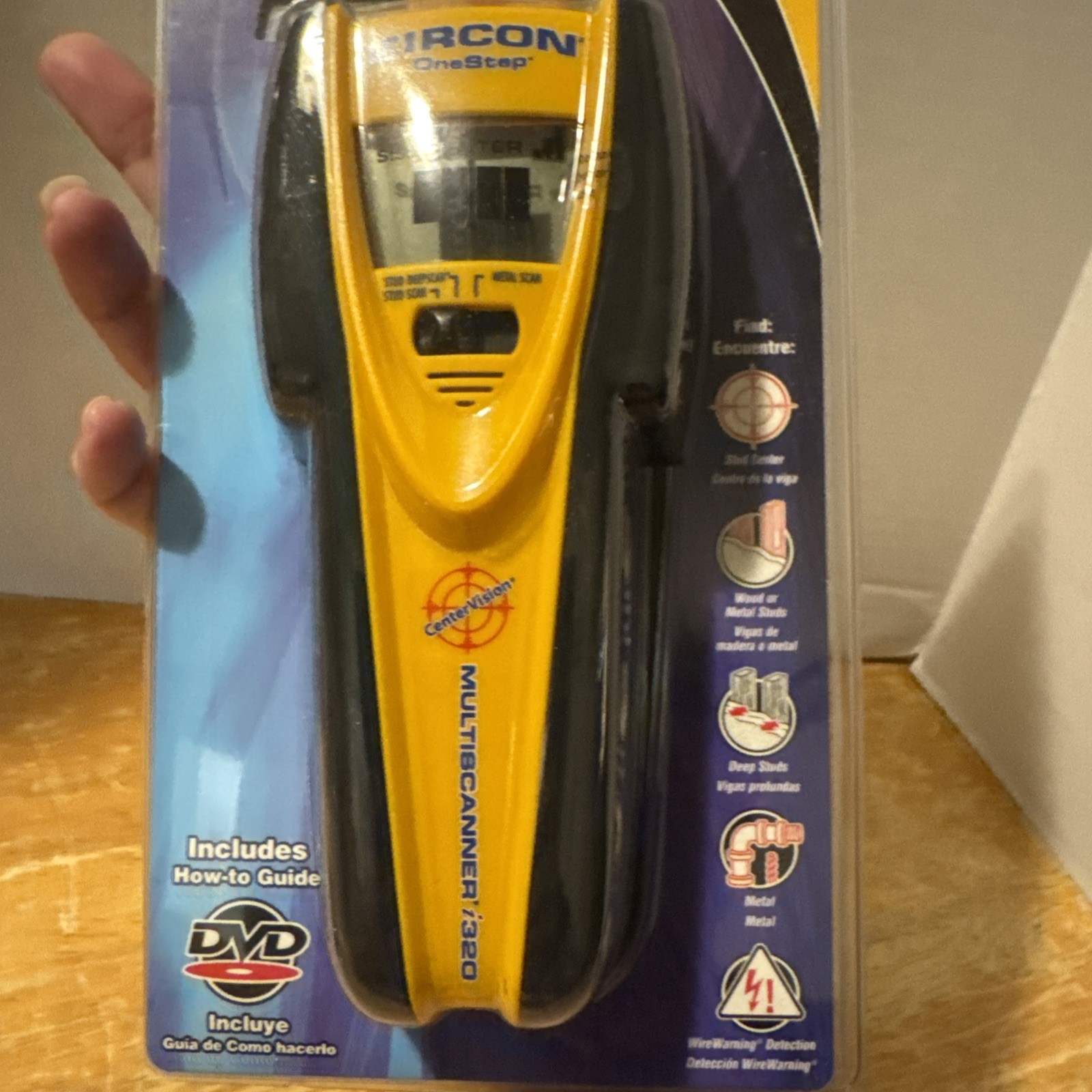 Zircon MultiScanner i320 OneStep Center-Finding Stud Finder
