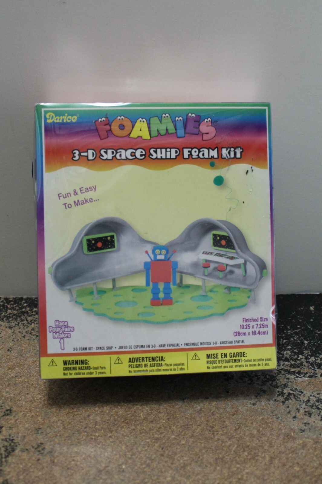 NEW Foamies 3d Space Ship--foam craft kit NEW