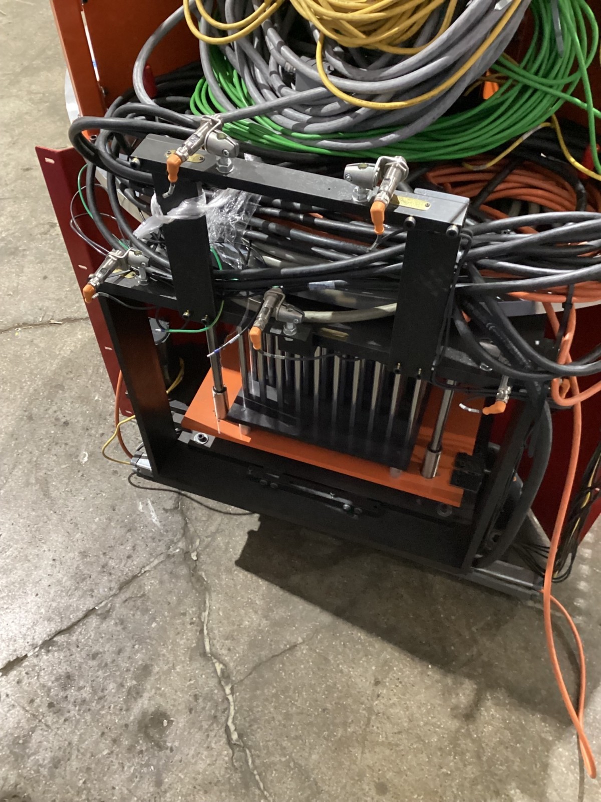 Rotary Indexing Table w/ Perforated Downdraft Surface for Welding/Assembly USED