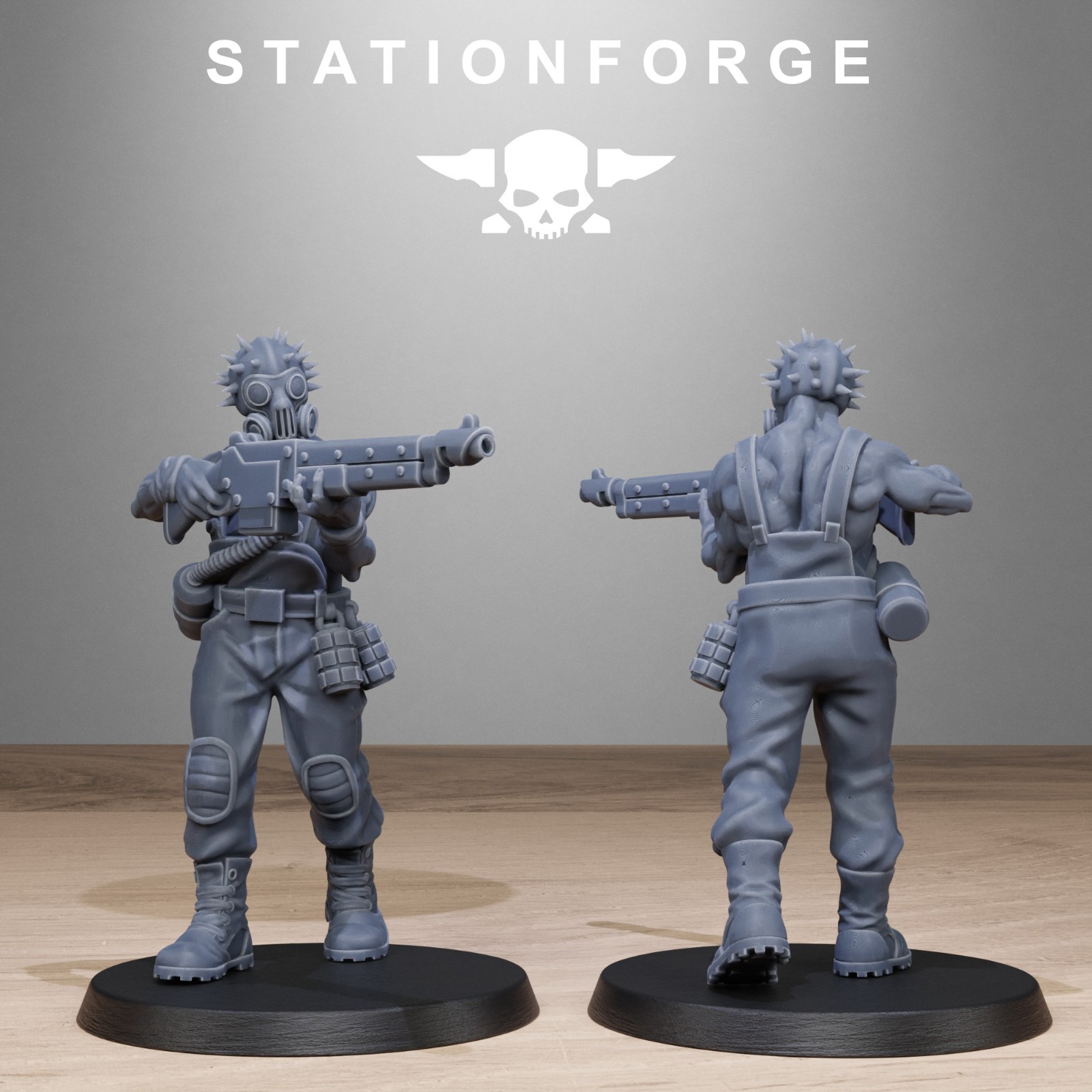 The Corrupted AbHumans from Station Forge 32mm