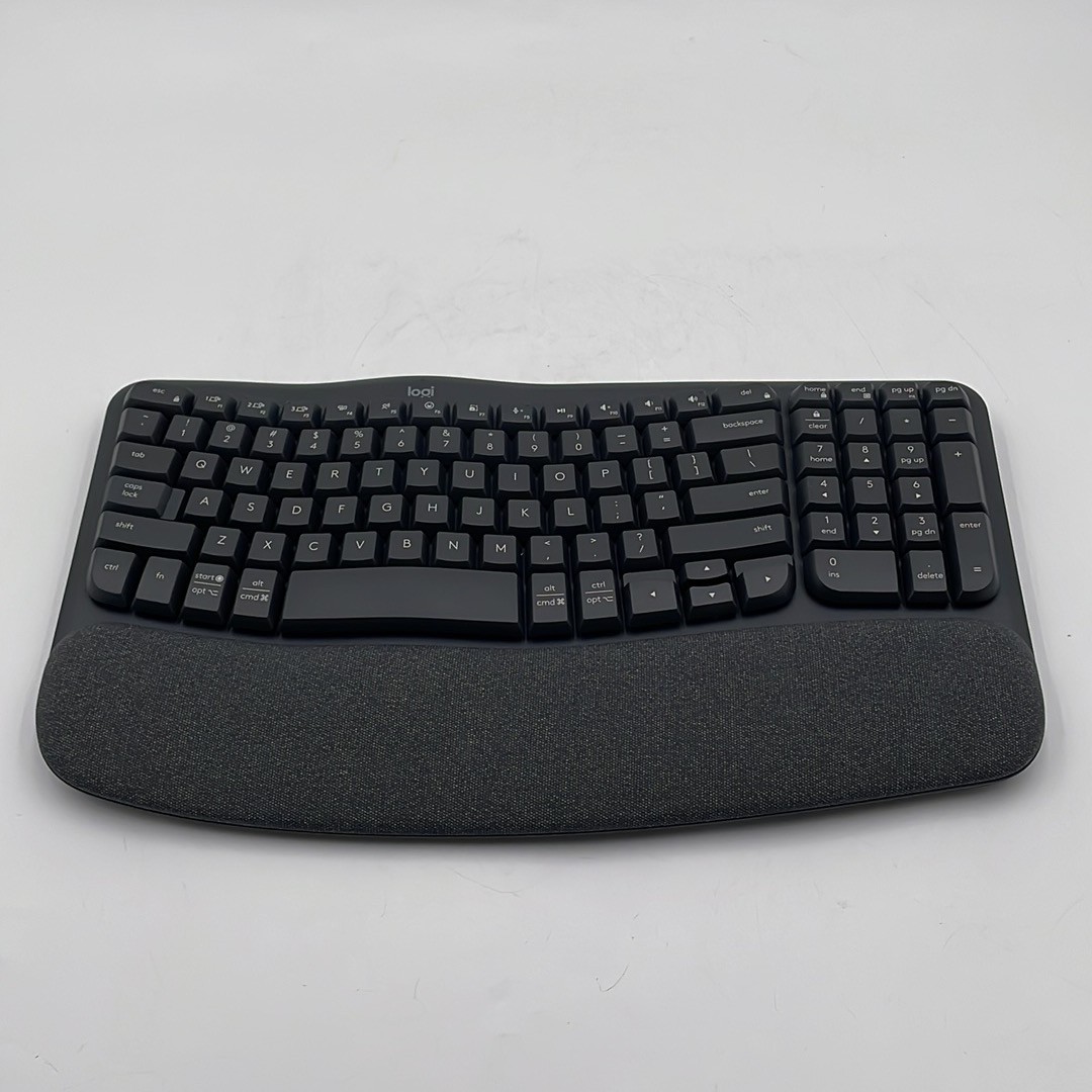 Logitech Wave Keys & Lift Vertical Wireless Keyboard and Mouse Combo Graphite