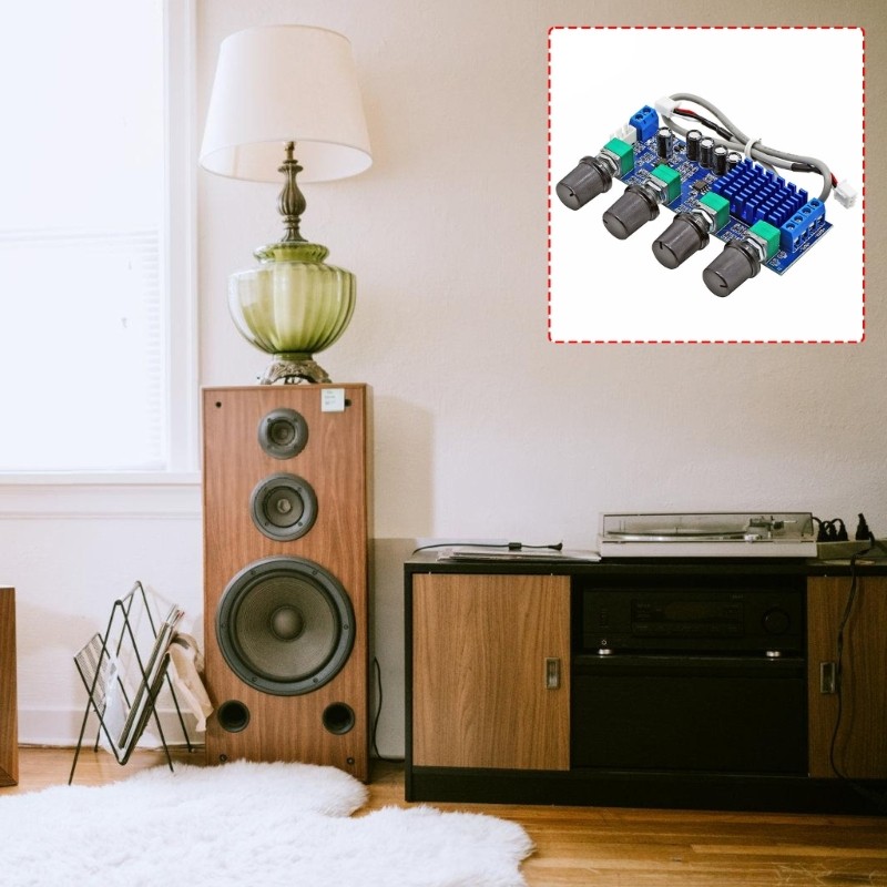 Stereo Amplifier Board for Compactly Customize Music Projects Passive Speakers