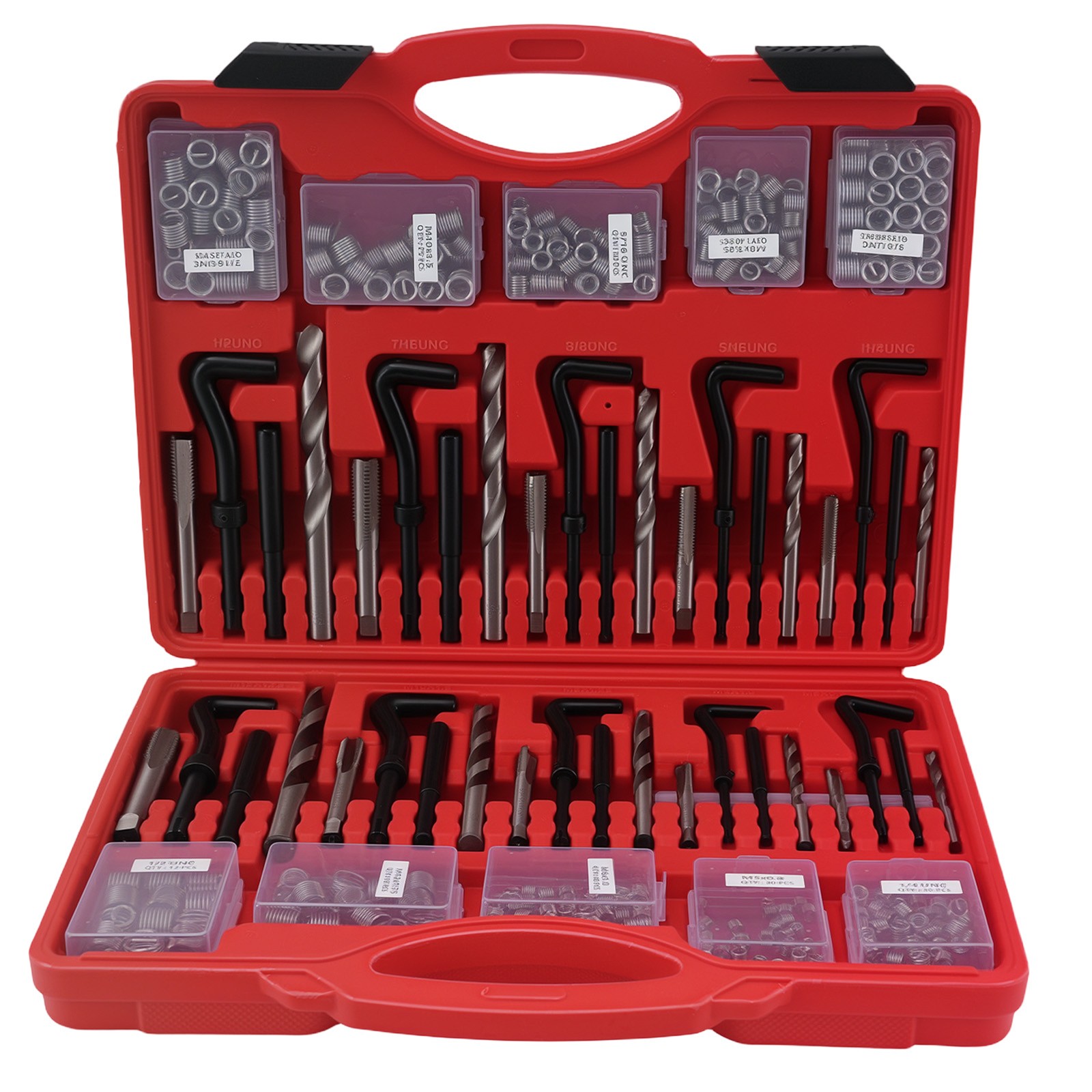 338Pc SAE Metric Automotive Thread Insert Kit for Engine Repair Tool Set New