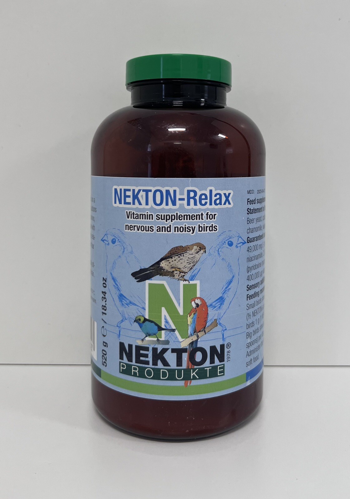 Nekton Relax  Vitamin Mix to Support Birds In Stressful Situations 520g 18.34oz