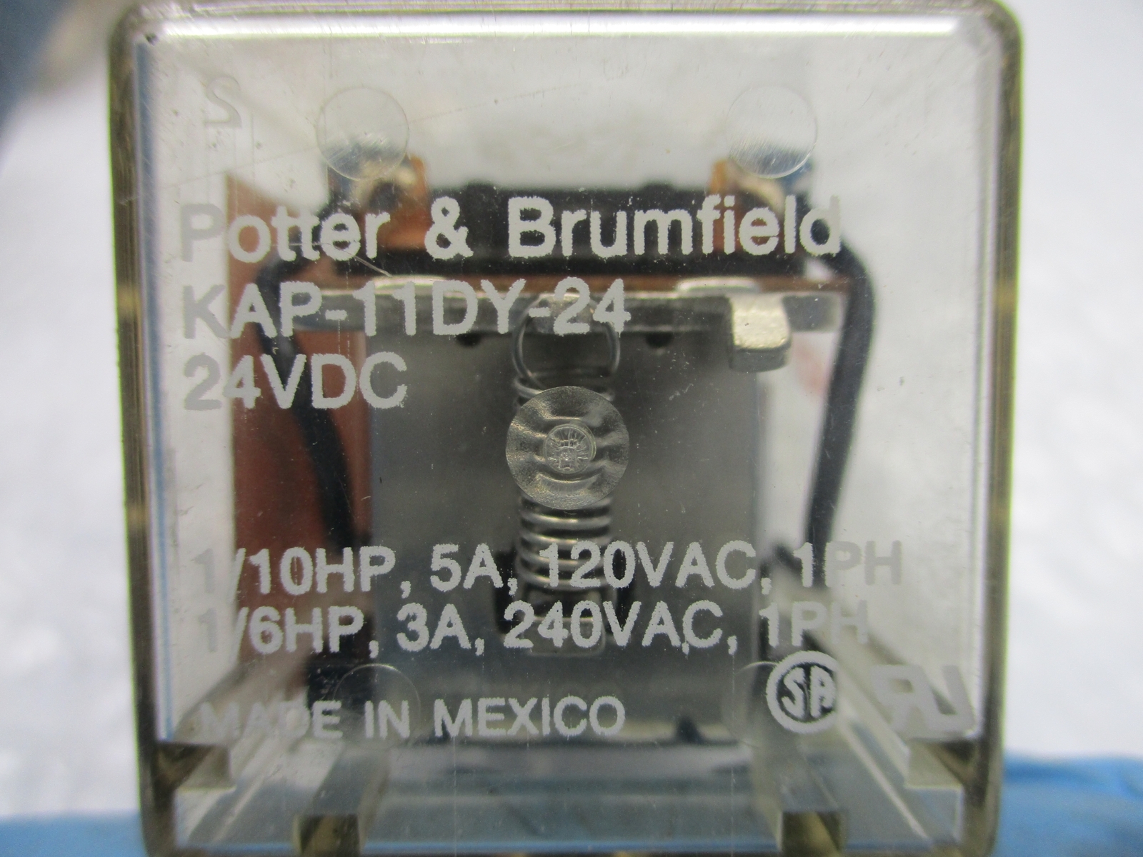 POTTER & BRUMFIELD KAP-11DY-24 RELAY 24VDC LOT OF 2 NSNP