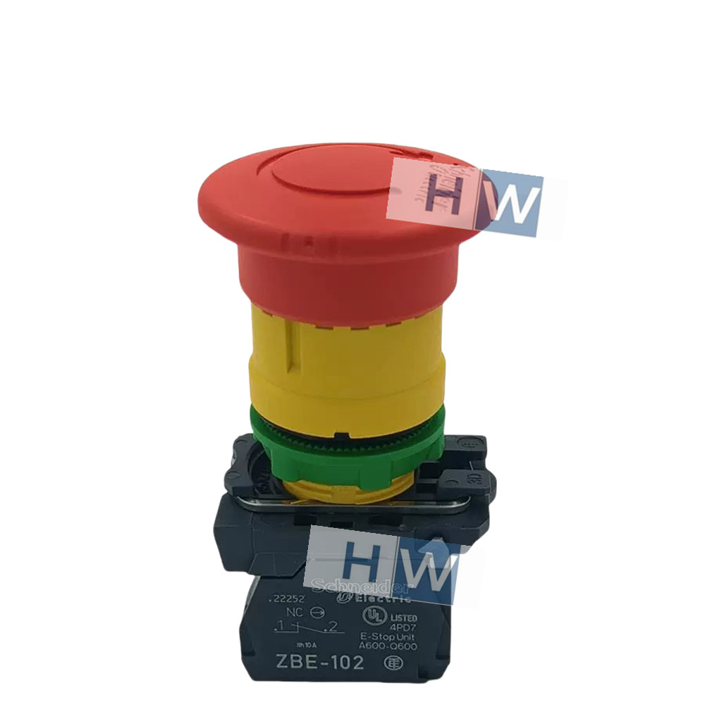 1/Piece NEW Key Emergency Stop Button Switch XB5AS9445 XB5-AS9445 1NO+1NC