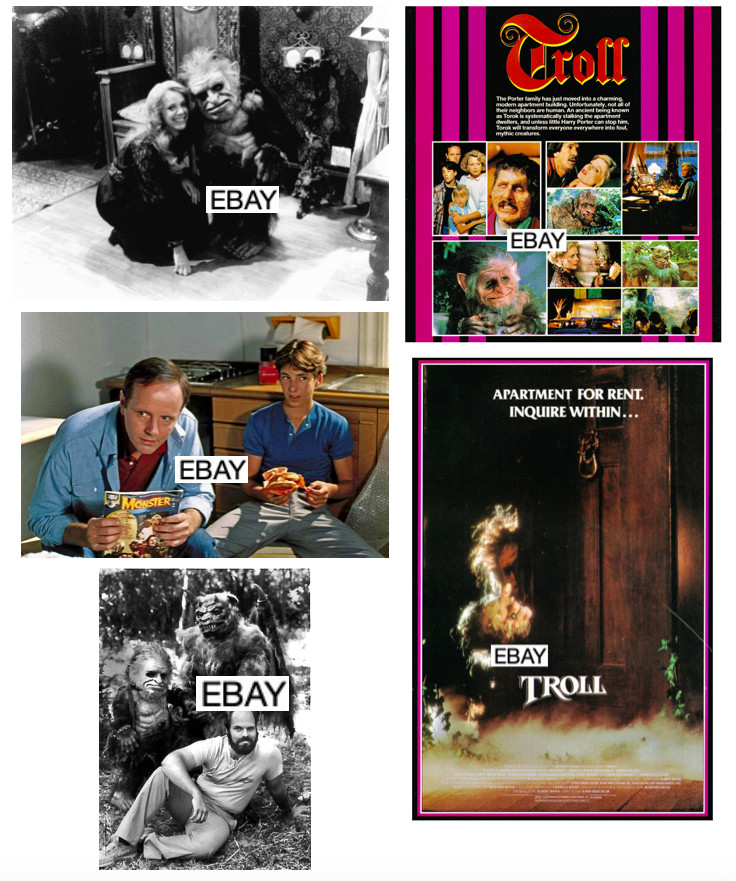 TROLL MOVIE PHOTOS LOT (5) 1986 HORROR ANNE LOCKHART CULT C BAND JOHN BUECHLER