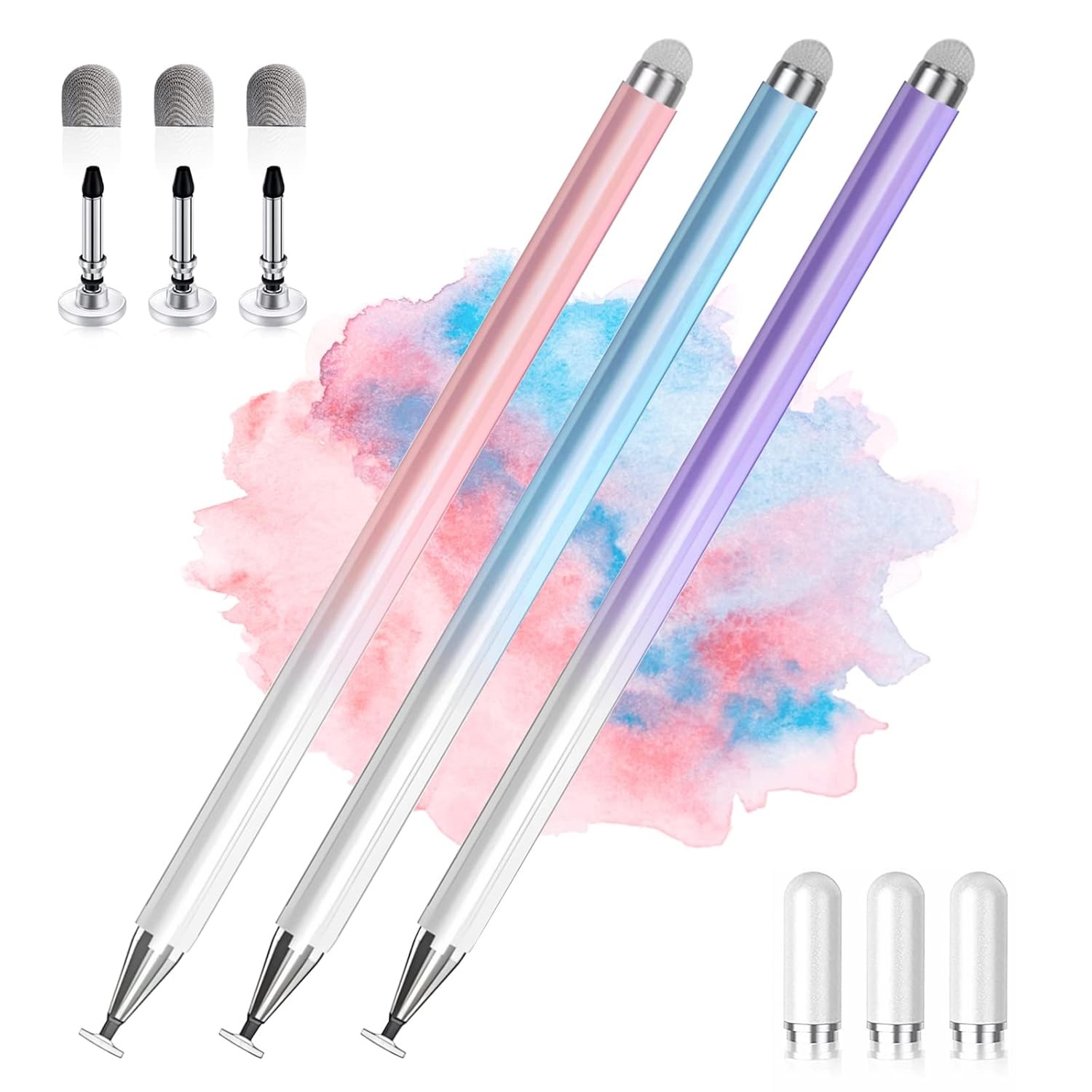 High Precision Touch Screen Stylus Pen Blue Universal for iPhones & iPads
