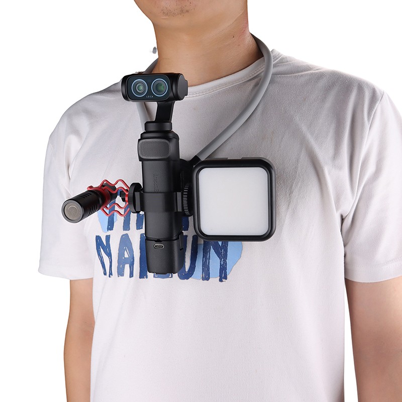 For Insta360 Luna Ultra Camera Extension Case Cover Neck Lanyard Cold Shoe Mount