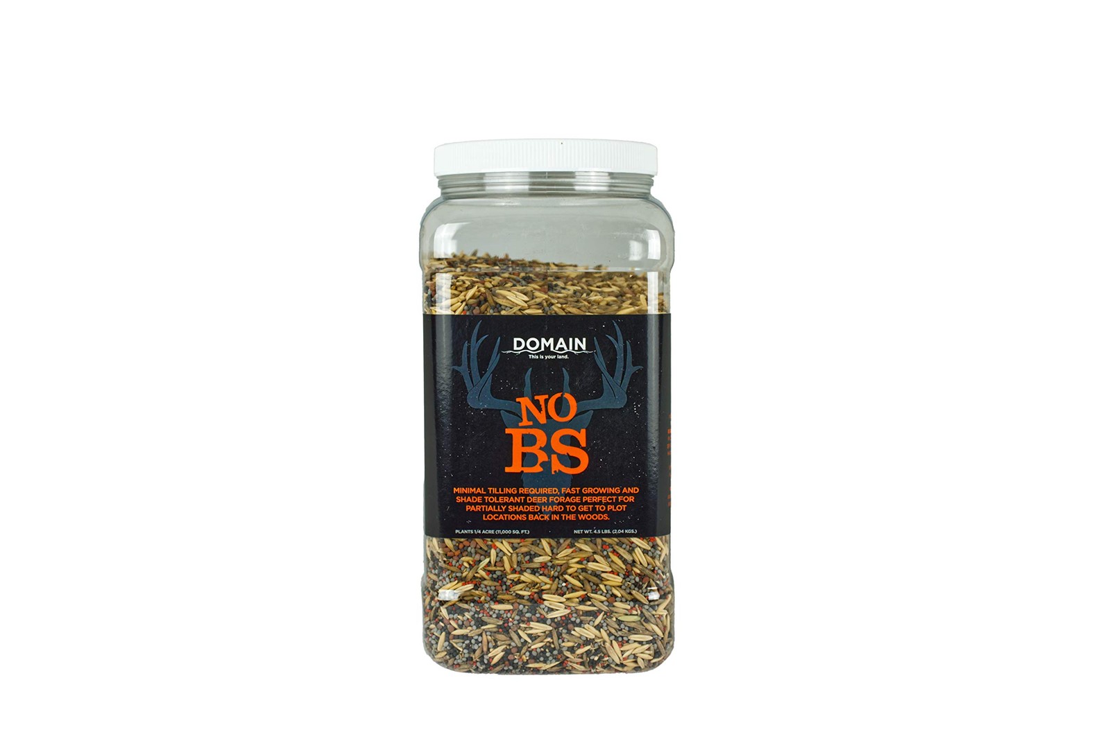 Domain Outdoor No BS Deer Food Plot Seed for Deer, Forage Oats, Clover, Forage R