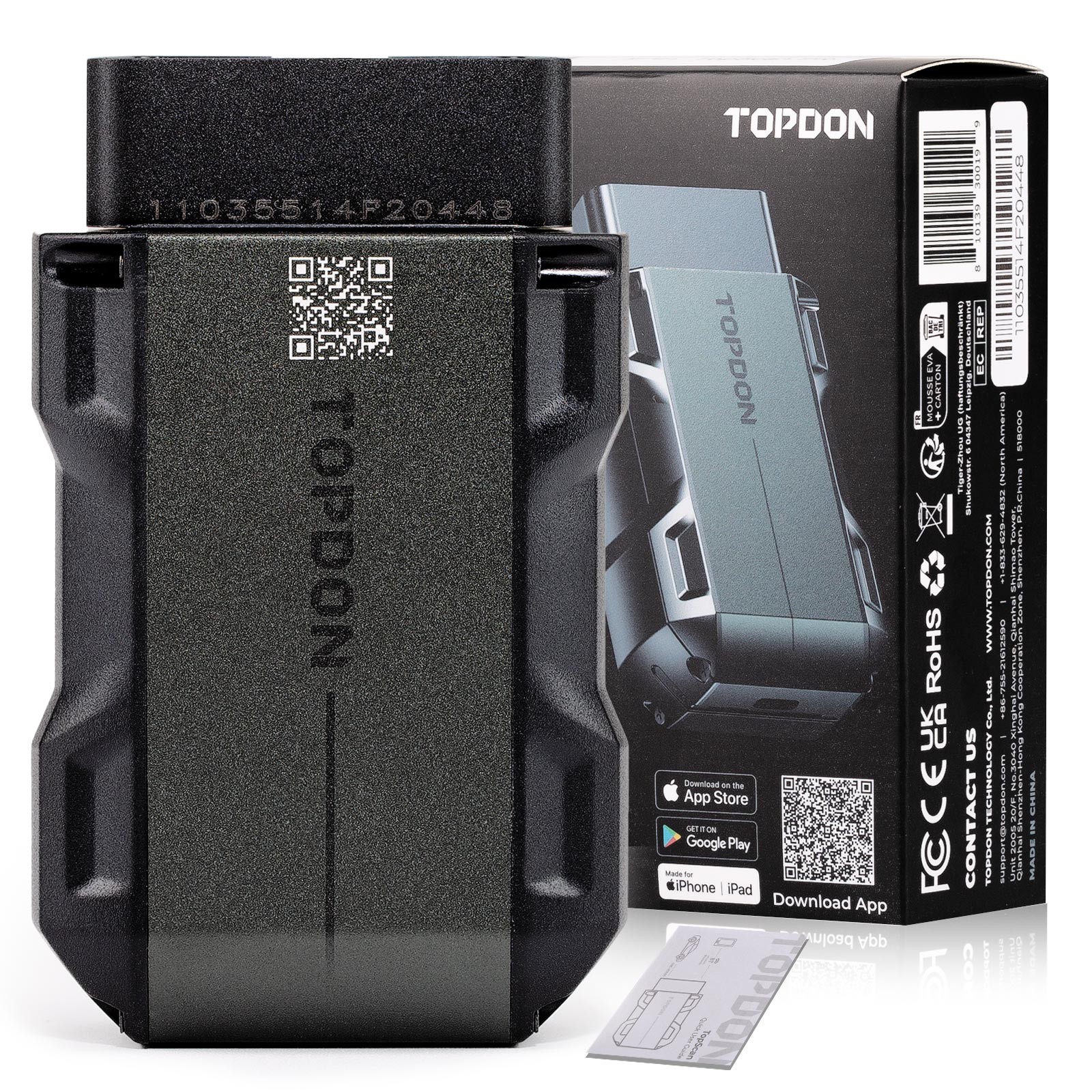 TOPDON TopScan PRO Full System Diagnostic Injector Coding Tire Pressure Reset
