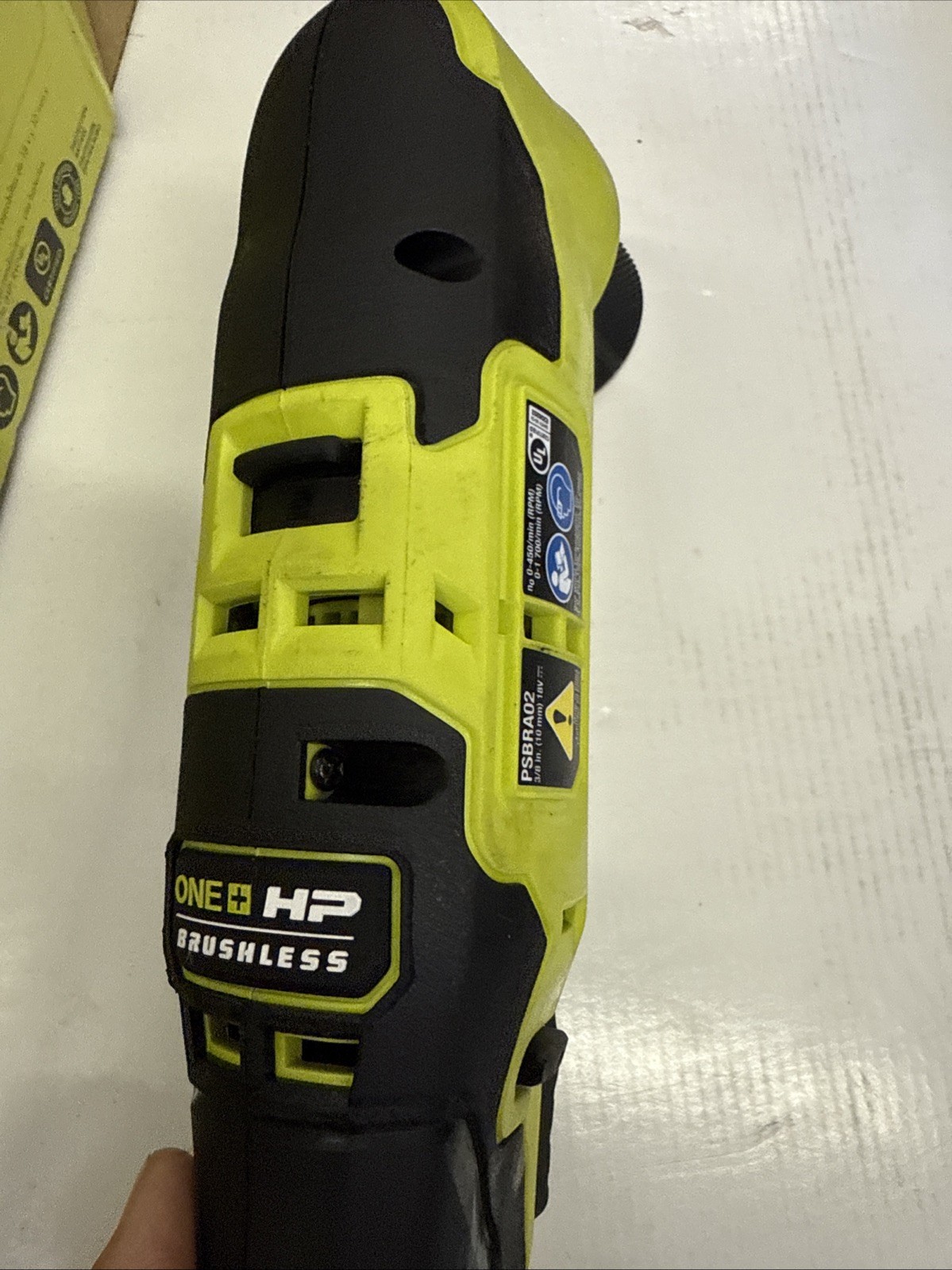 Ryobi 18V Cordless Right Angle Drill - PSBRA02B