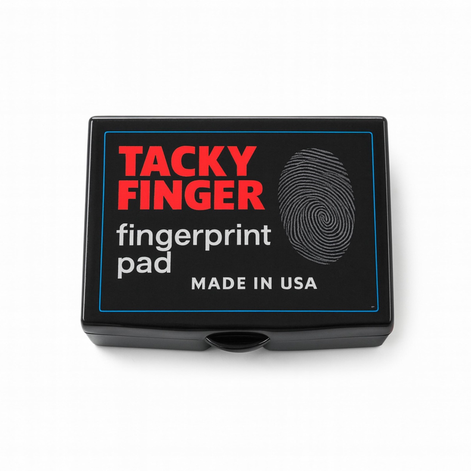 Inkless Fingerprint Pad – Black (1-Pack), Quick-Dry No-Mess Thumbprint Ink Pa...