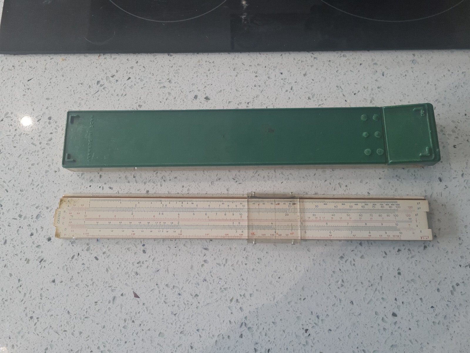 A.W Faber-Castell German Ruler Vintage. Measure. Antique. World War 2 prop