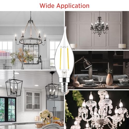 Sengled E12 Candelabra LED Bulbs Dimmable, 40W Equivalent 6 Pack 5000k Daylight