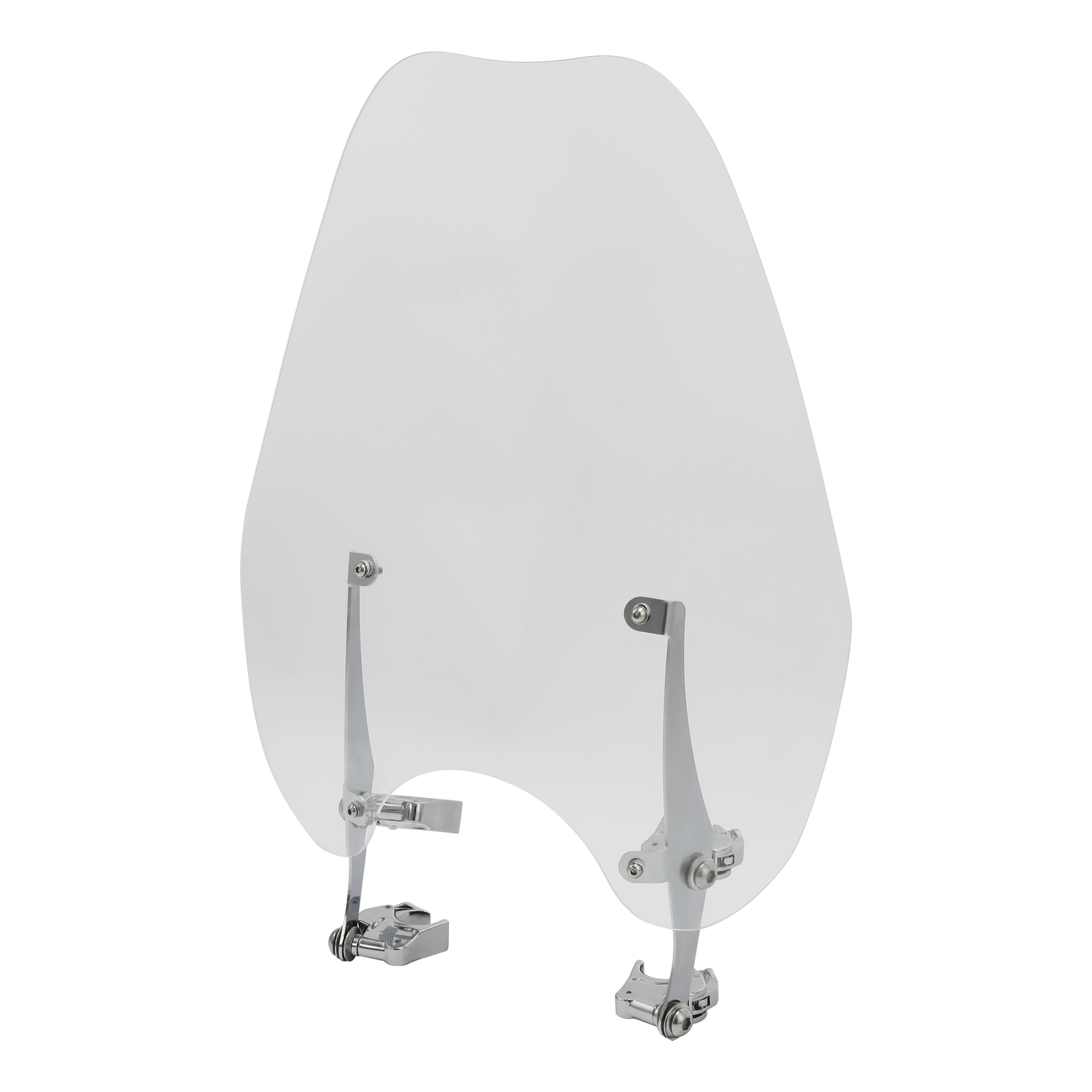 Windshield 49mm Detatchable Clamps Quick Release Fit For Harley Street Bob 18-24