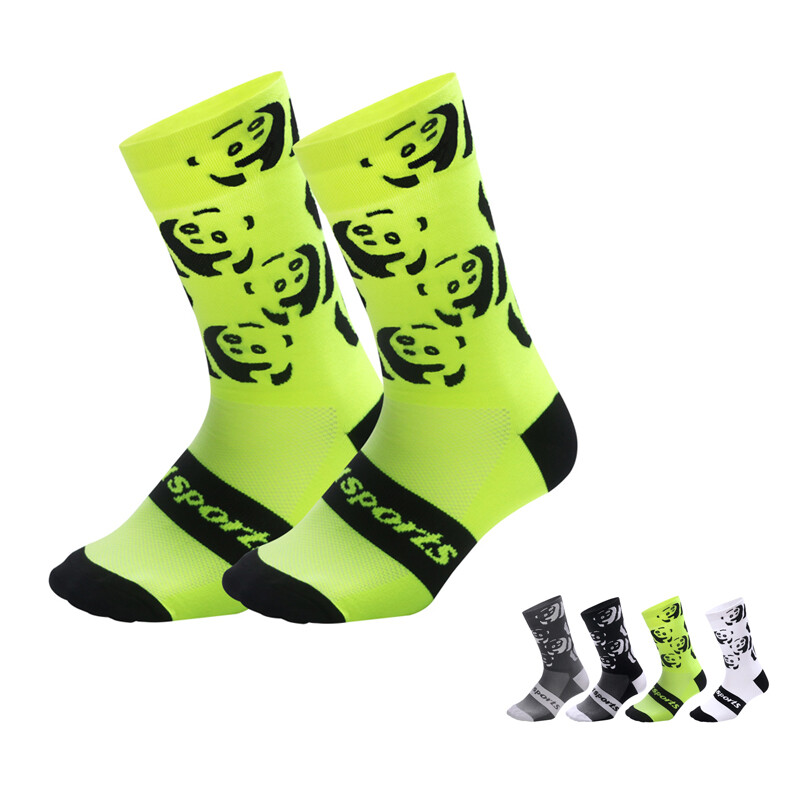 Mens Womens XC MTB BMX Road Cycling Riding Bicycle Bike Sports Ankle Socks Green