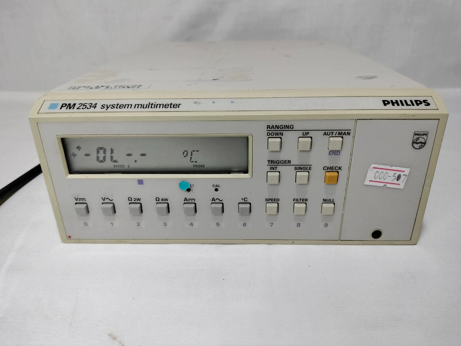 Philips PM 2534 PM 2534/02 System Multimeter 115-230V 50-60Hz S/N: DM566014