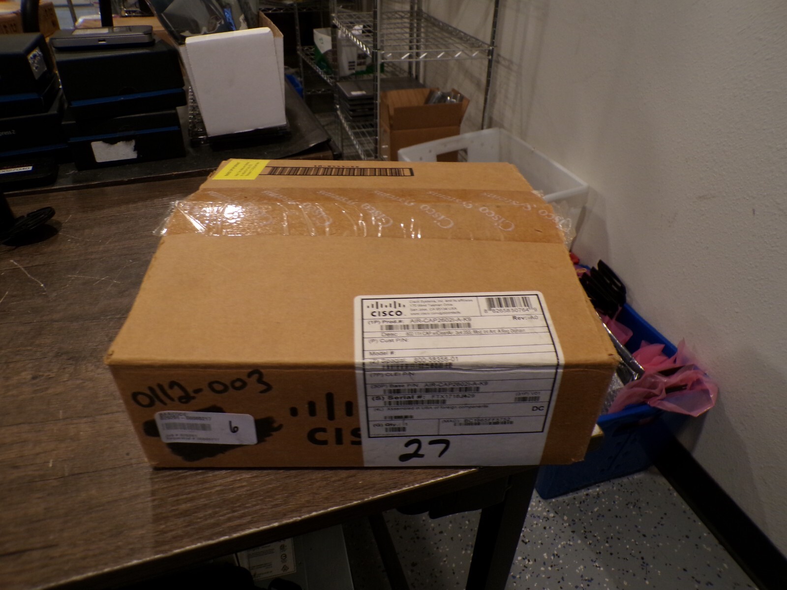Cisco Aironet 2600i Wireless Access Point Air-cap2602i-a-k9 2602i OPEN BOX