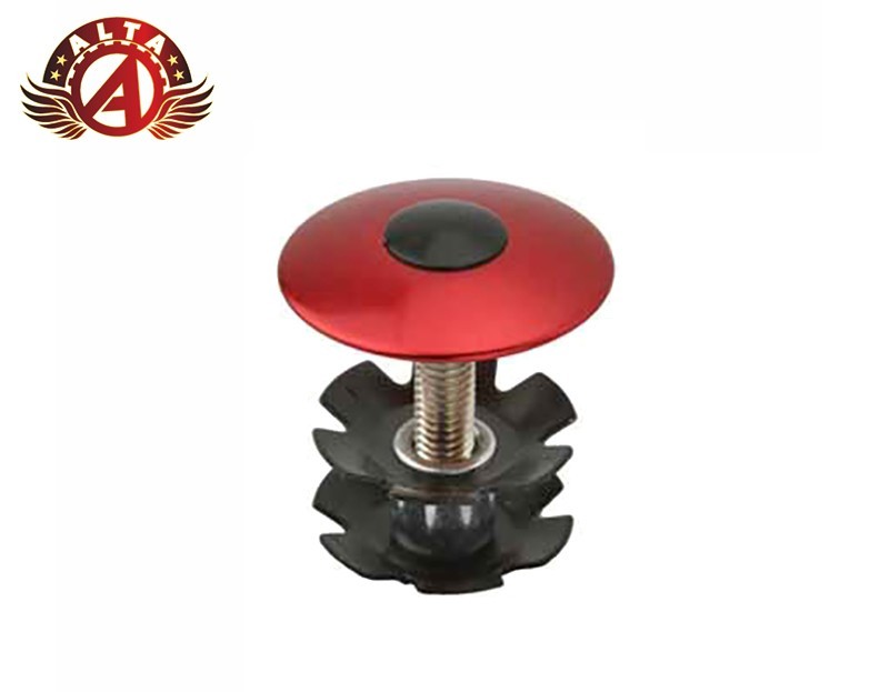 ALTA 1-1/8" Headset Top Cap w/ Star Nut Red Alloy Stem Fork Compression Cap.