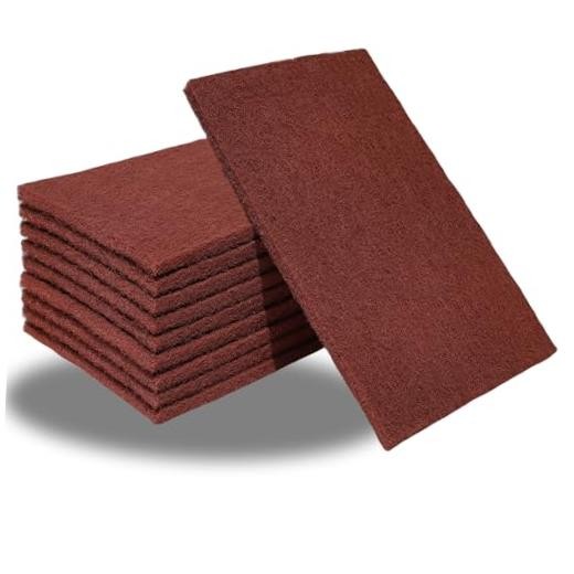 Tonmp 10 Pack 6" x 9" 400 Grit General Purpose Scuff Pads for Scuffing,