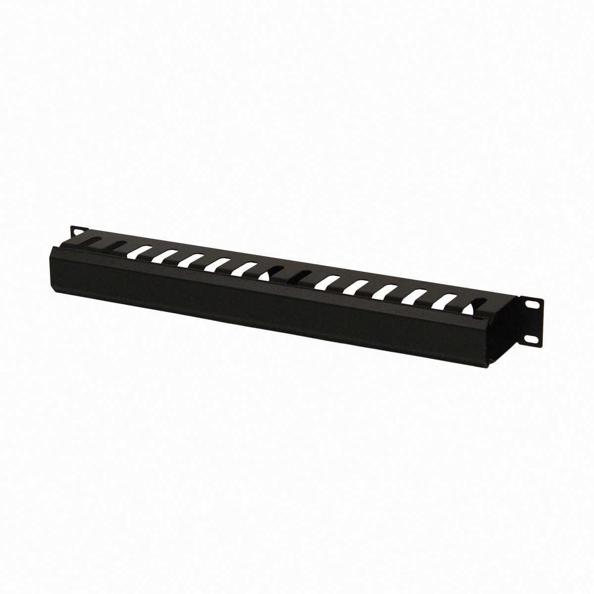 1U Metal Rack Mount Horizontal Cable Manager Duct Raceway For 19" Server Rack