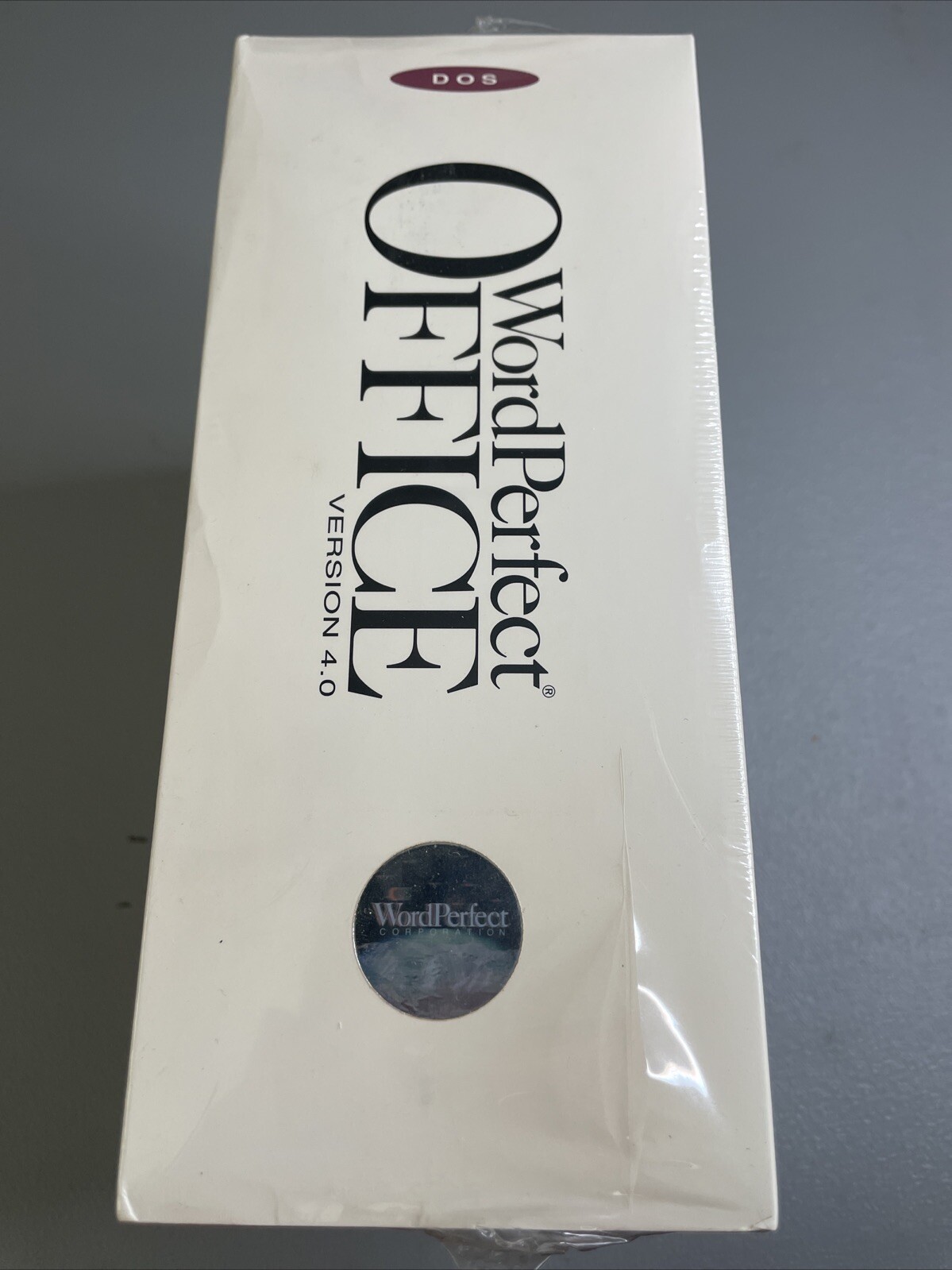 WordPerfect Version 4.0 Word Processor Software Vintage DOS with DEMO NOS BIGBOX