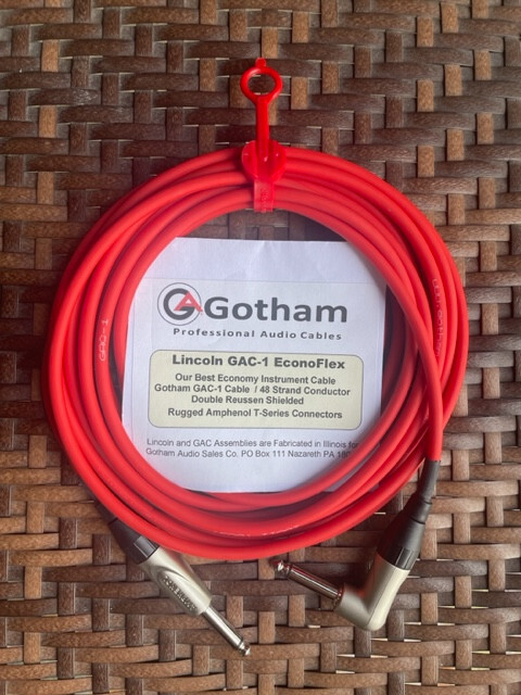 LINCOLN Econoflex Instrument Cable Assemblies 06 FT RED