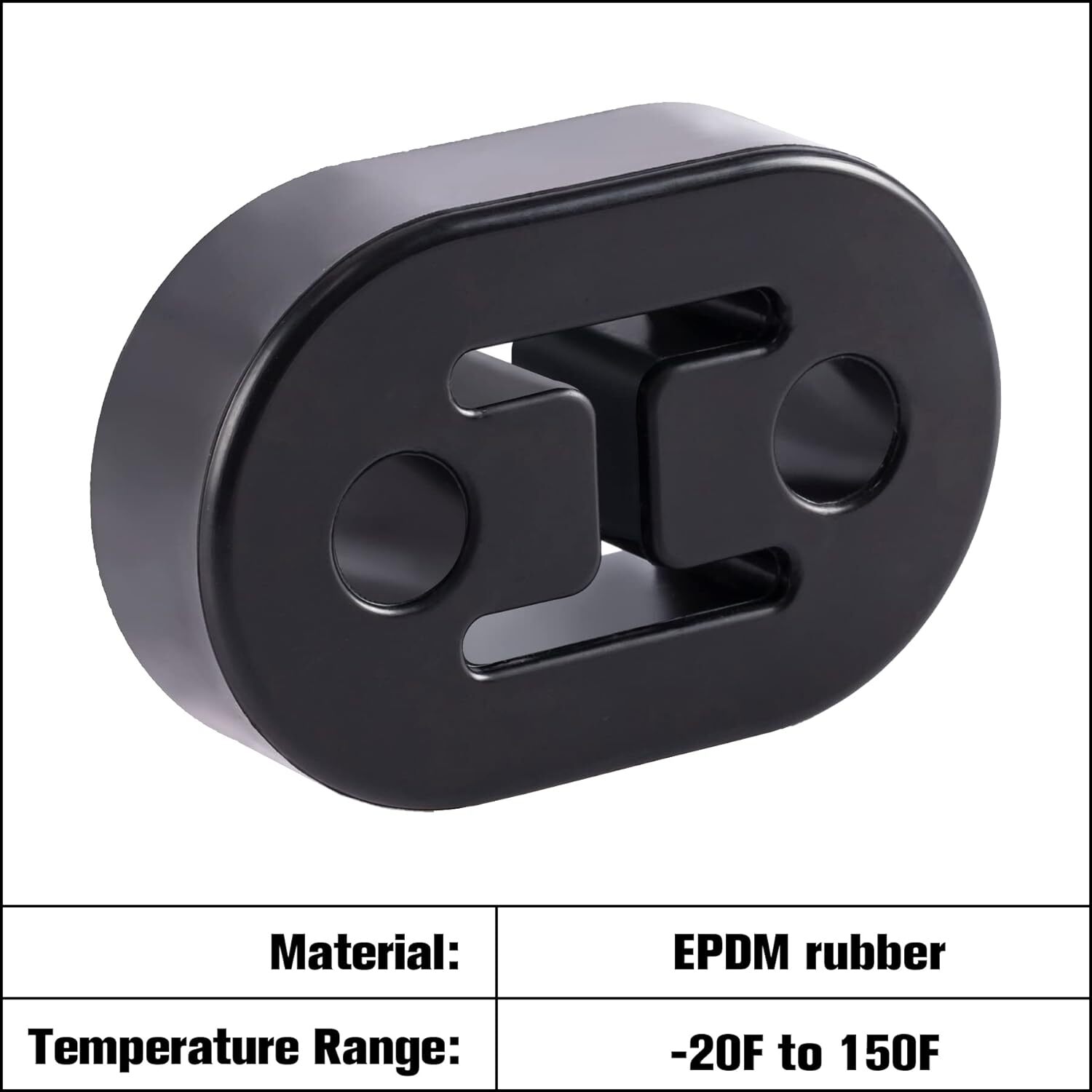 4pcs Rubber Exhaust Hanger, Muffler Exhaust System, Heavy Insulator Support