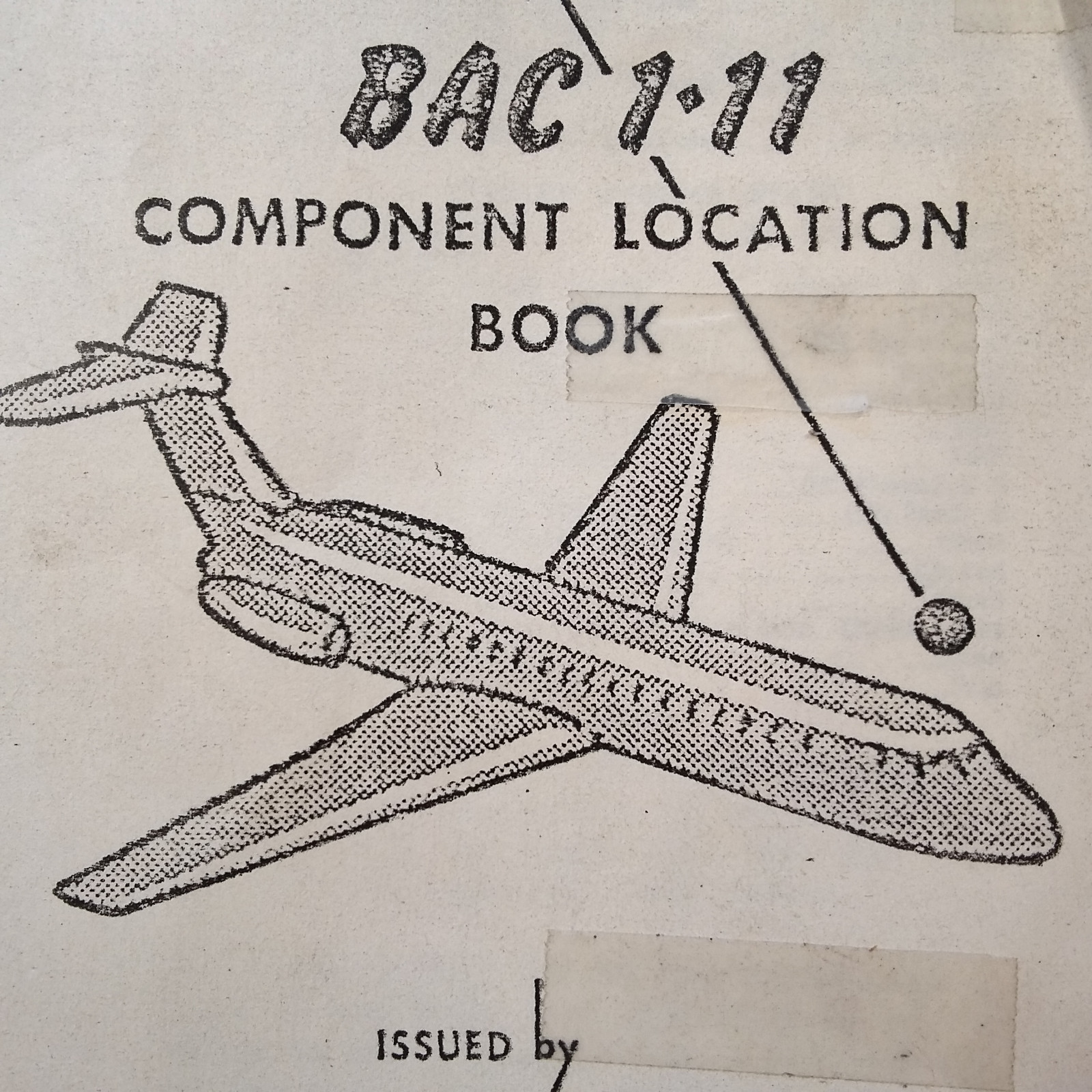 BAC One-Eleven 1-11 Component Locator Booklet Manual