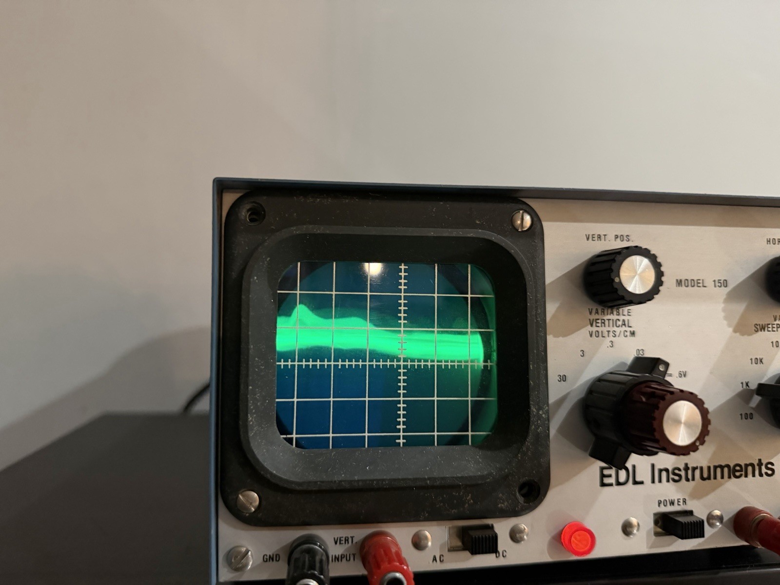 EDL Instruments Model 150 General Purpose Oscilloscope Vintage Lab Device-TESTED