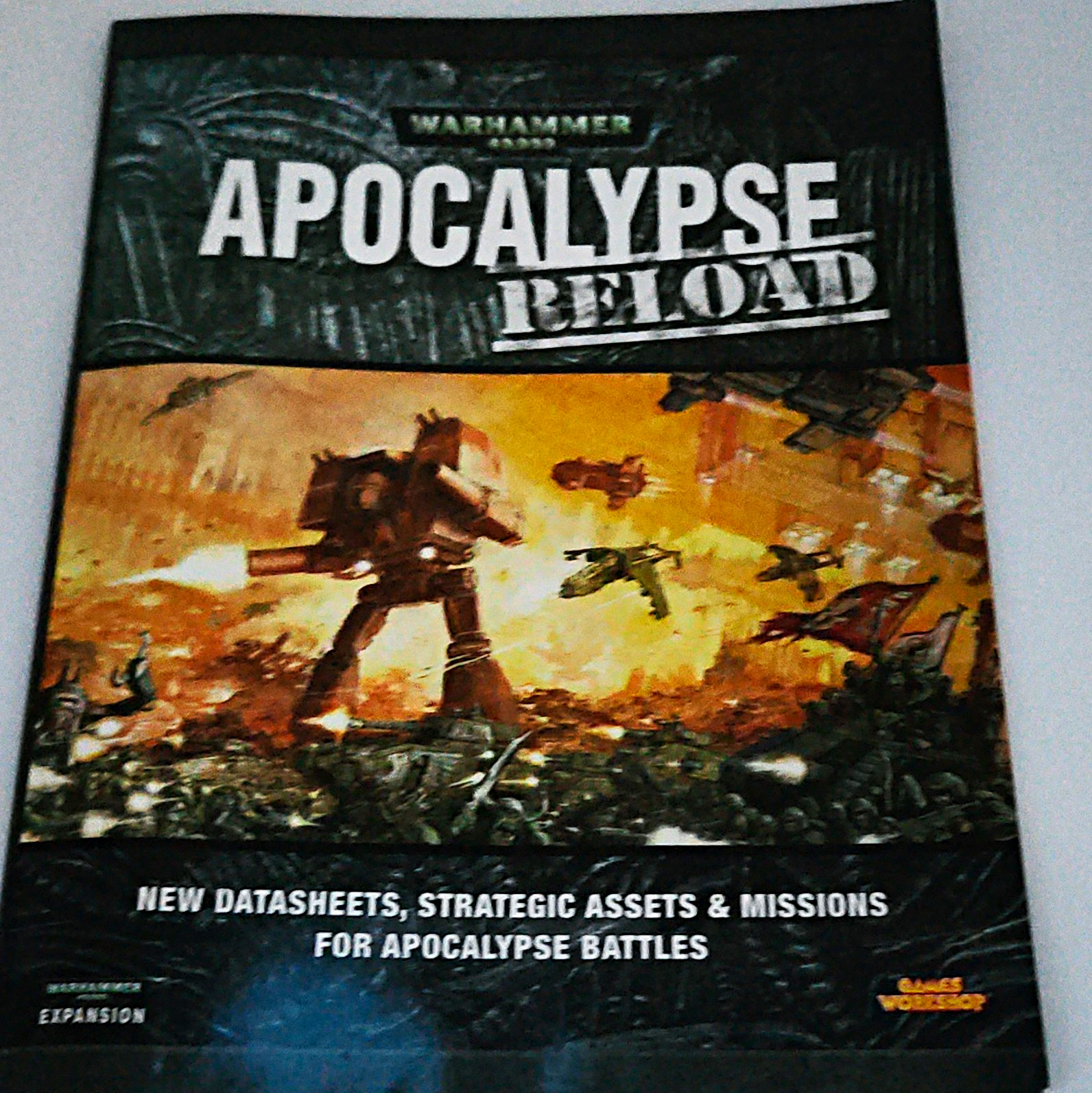 Warhammer 40K Apocalypse Reload Expansion Book English