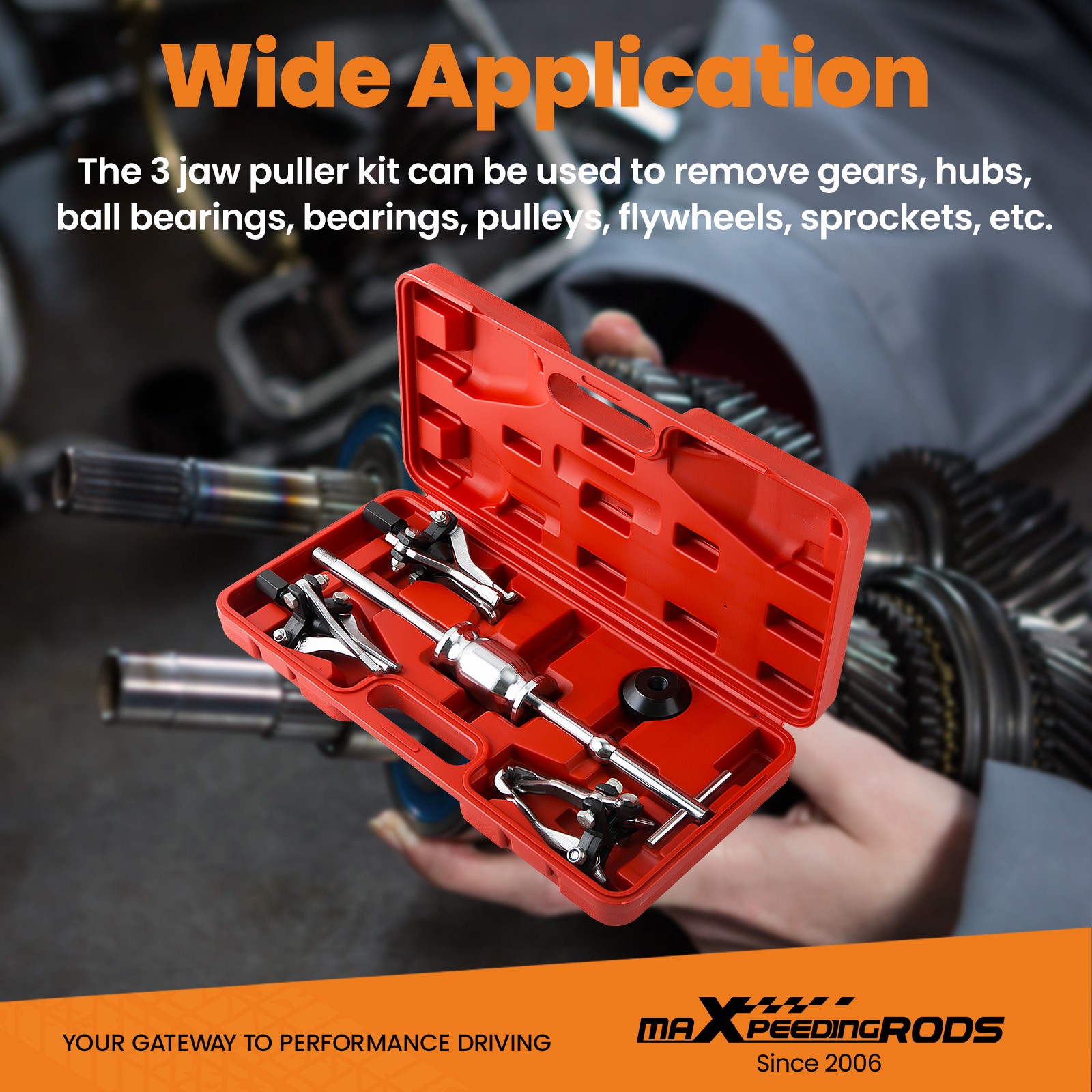 Internal External Gear Bearing Puller with Nera three catch High reliability