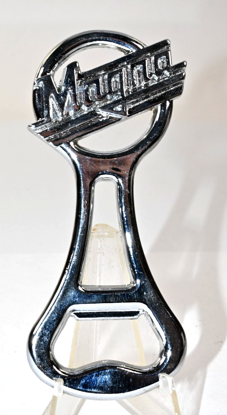 Magna Cigarettes Promotional Chrome Bottle Opener Heavy Duty