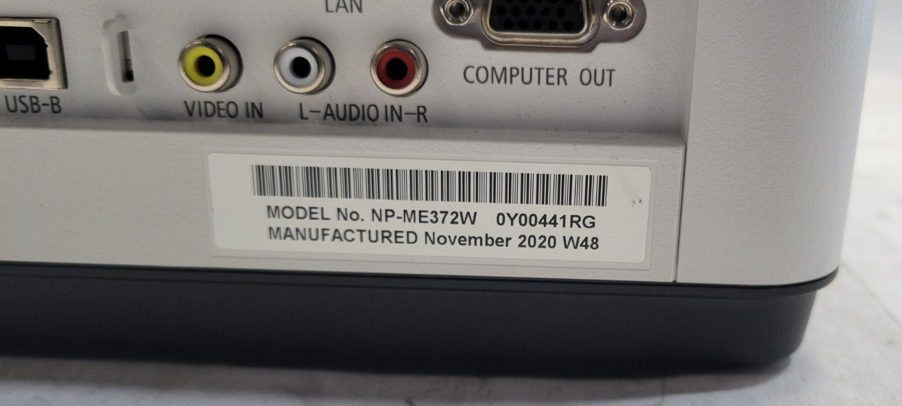 NEC ME372W Projector - 1,088 Lamp Hours - TESTED & WORKING!