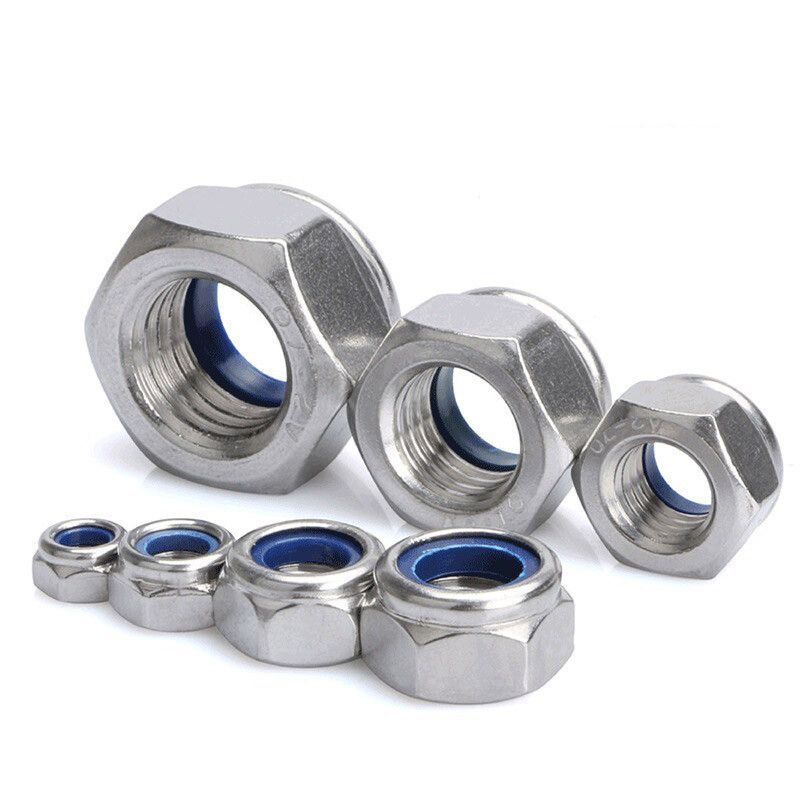 M2-M5 Hex Hexagon Nylon Insert Lock Nut Self–locking Nylock Locknut