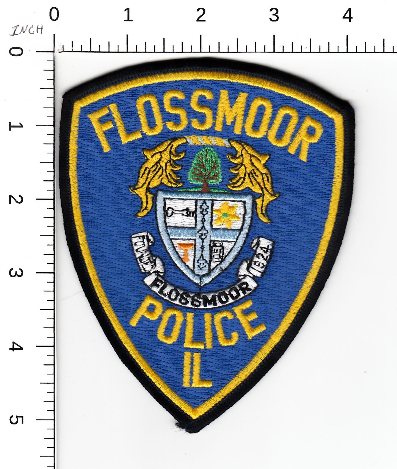 FLOSSMOOR -- ILLINOIS POLICE COLLECTIBLE PATCH