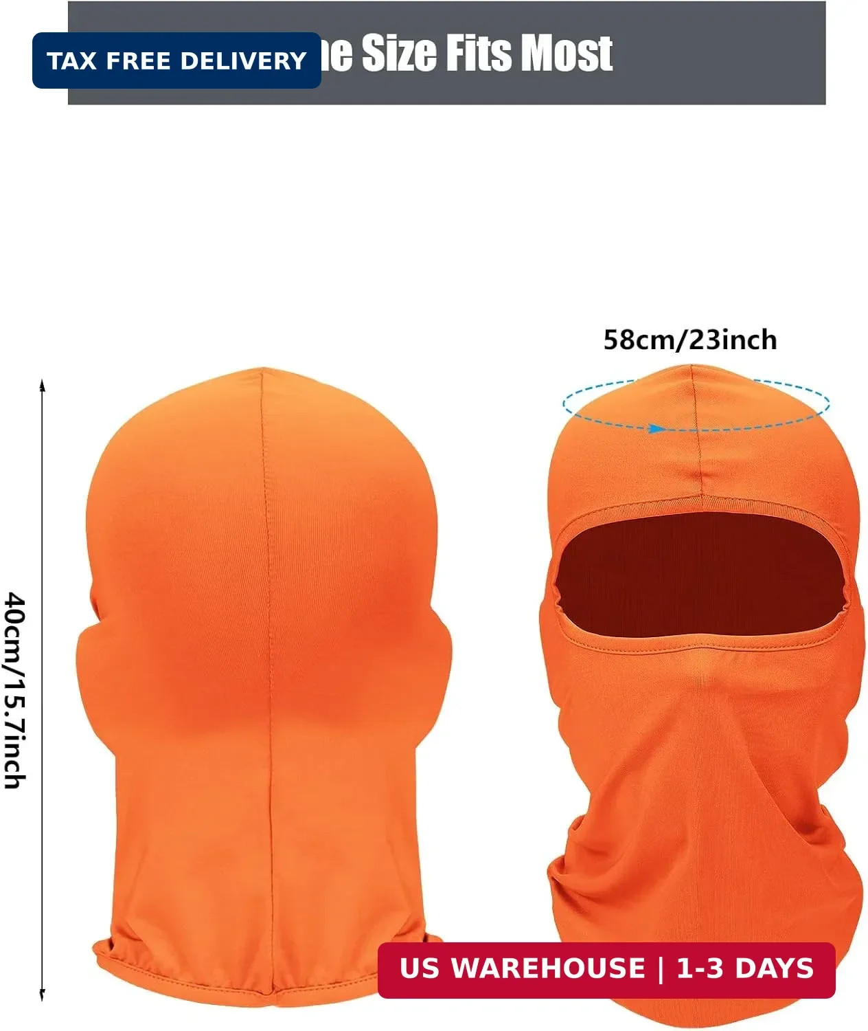 6 Pcs Ski Mask Cover Balaclava Full Face Mask Summer Face Cover UV Wind