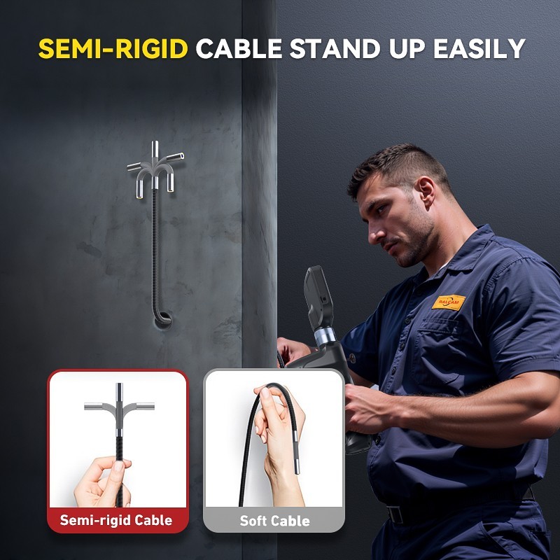 Ralcam 4 way 360°Joystick Borescope Endoscope Camera with light