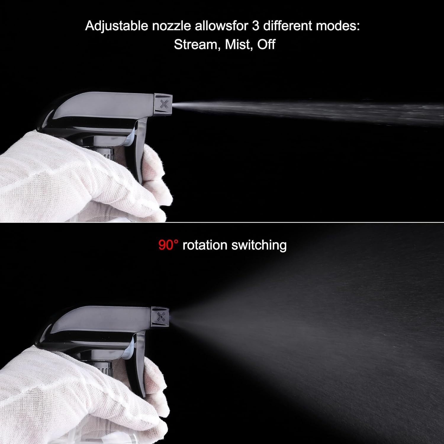 Versatile 300 ml Spray Bottle - Fine Mist with Adjustable Nozzle for All Needs
