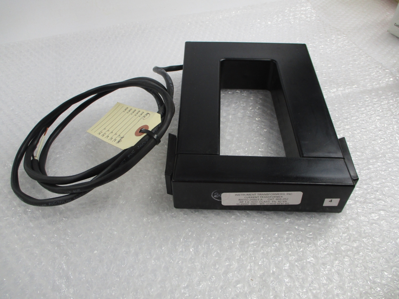 INSTRUMENT TRANSFORMER 608-252 TRANSFORMER NSNP